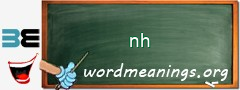 WordMeaning blackboard for nh